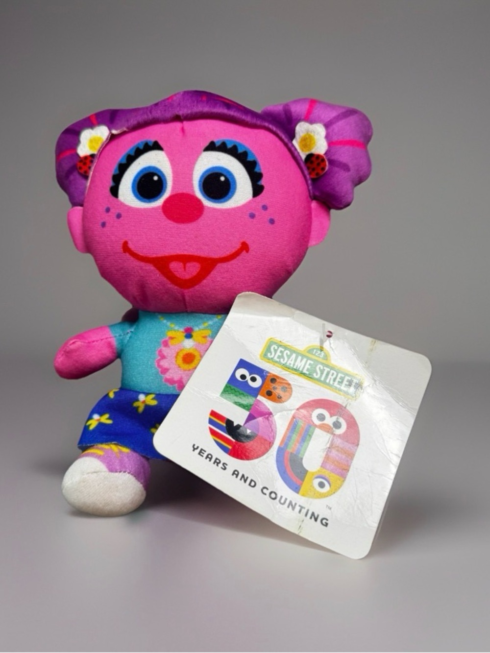Sesame Street Workshop Abby Cadabby 50 Years Plush Stuffed Animal Toy Factory 7”